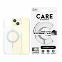 Etui CARE by PanzerGlass Kickstand Case iPhone 15 Plus 6,7" MagSafe srebrny/silver 1416