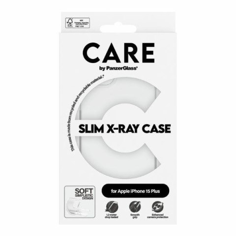 Etui CARE by PanzerGlass Slim X-Ray Case iPhone 15 Plus 6,7" przezroczysty/transparent 1435