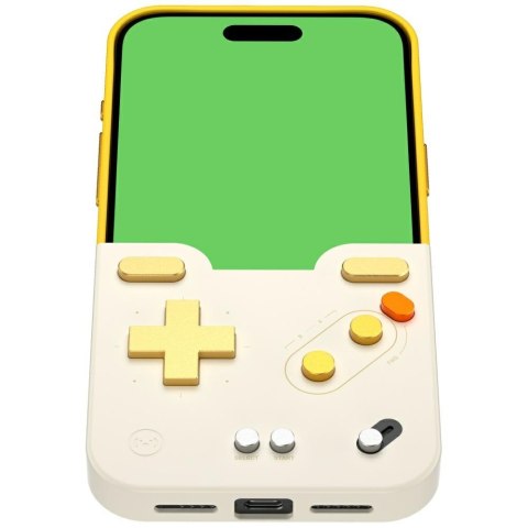 Etui GAMEBABY z kontrolerem do iPhone 16 Pro Max żółty