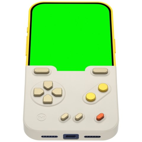 Etui GAMEBABY z kontrolerem do iPhone 17 Pro Max żółty