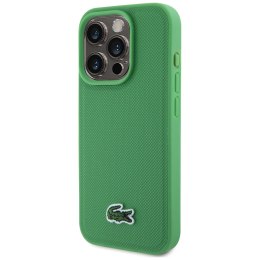 Etui Lacoste Iconic Petit Pique Crossbody Cord MagSafe do iPhone 15 Pro Max zielony
