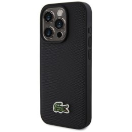Etui Lacoste Iconic Petit Pique Crossbody Cord MagSafe do iPhone 15 Pro czarny