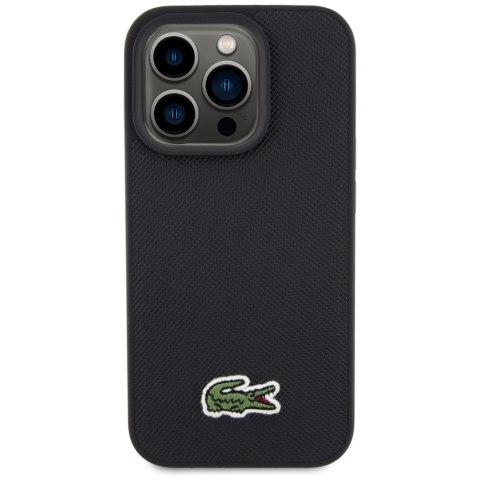 Etui Lacoste Iconic Petit Pique Crossbody Cord MagSafe do iPhone 15 Pro czarny