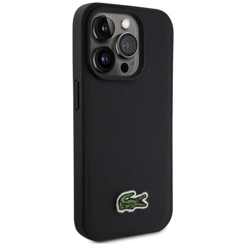 Etui Lacoste Iconic Petit Pique Crossbody Cord MagSafe do iPhone 15 Pro czarny