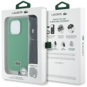 Etui Lacoste Iconic Petit Pique Crossbody Cord MagSafe do iPhone 15 Pro zielony