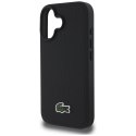 Etui Lacoste Iconic Petit Pique Crossbody Cord MagSafe do iPhone 16 Plus czarny