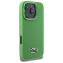 Etui Lacoste Iconic Petit Pique Crossbody Cord MagSafe do iPhone 16 Pro Max zielony