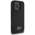 Etui Lacoste Iconic Petit Pique Crossbody Cord MagSafe do iPhone 16 Pro czarny