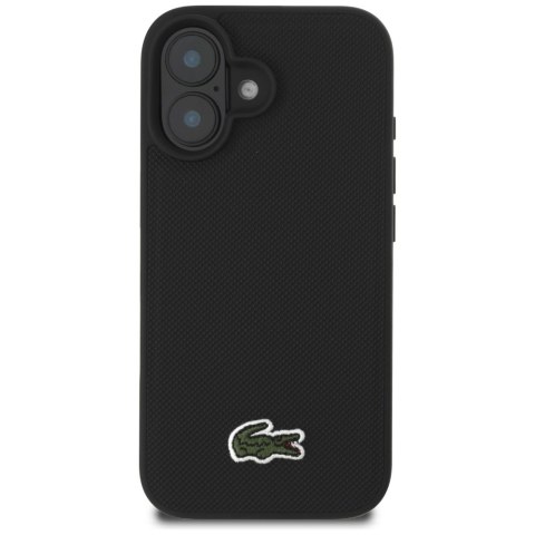 Etui Lacoste Iconic Petit Pique Crossbody Cord MagSafe do iPhone 16 czarny