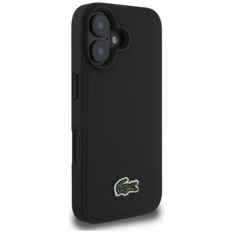 Etui Lacoste Iconic Petit Pique Crossbody Cord MagSafe do iPhone 16 czarny