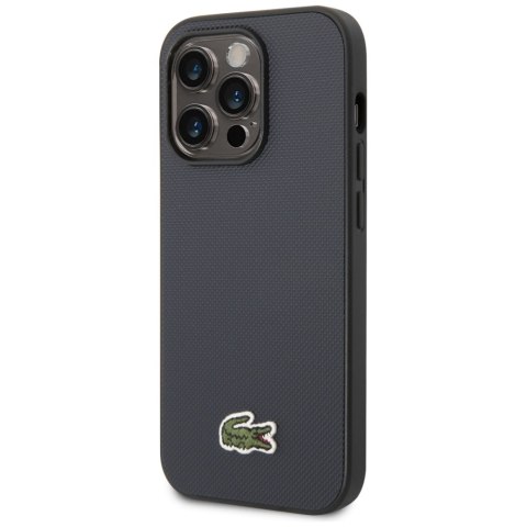 Etui Lacoste Iconic Petit Pique MagSafe do iPhone 14 Pro Max granatowy