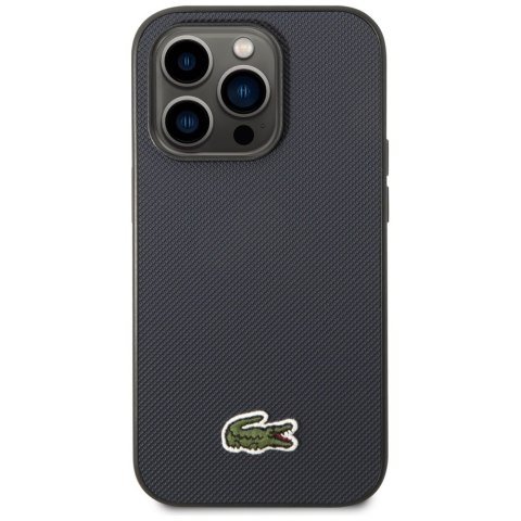 Etui Lacoste Iconic Petit Pique MagSafe do iPhone 14 Pro Max granatowy