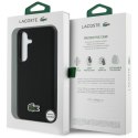 Etui Lacoste Iconic Petit Pique Woven Logo MagSafe do Samsung Galaxy S25 czarny