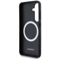 Etui Lacoste Iconic Petit Pique Woven Logo MagSafe do Samsung Galaxy S25 czerwony