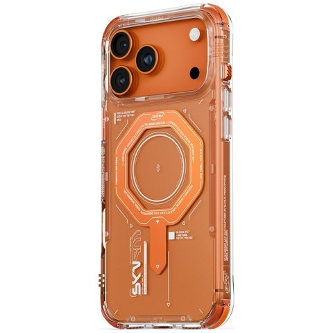 Etui Skinarma Magma do iPhone 17 Pro Max Magnetic Charging pomarańczowy