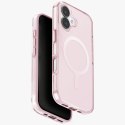 Etui UNIQ Clario do iPhone 17 Magclick Charging różowy