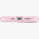 Etui UNIQ Clario do iPhone 17 Magclick Charging różowy