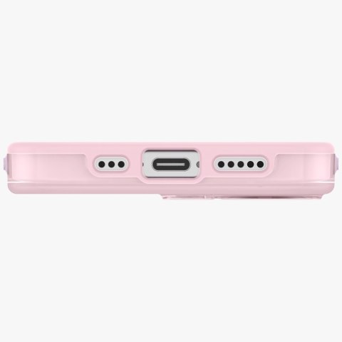 Etui UNIQ Clario do iPhone 17 Magclick Charging różowy