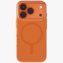 Etui UNIQ Clario do iPhone 17 Pro Magclick Charging pomarańczowy