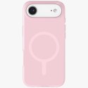 Etui UNIQ Clario do iPhone Air Magclick Charging różowy