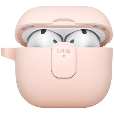 Etui UNIQ Clyde do AirPods 4 Lock Case różowy