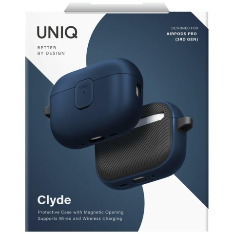 Etui UNIQ Clyde do AirPods Pro 3 gen niebiesko szary