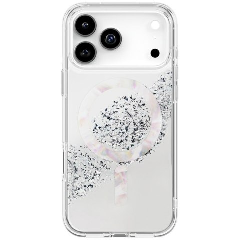 Etui UNIQ Coehl Crystelle do iPhone 17 Pro Max Magnetic Charging srebrny