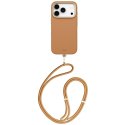 Etui UNIQ Coehl Mirelle do iPhone 17 Pro Magnetic Charging brązowy