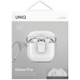 Etui UNIQ Glase Pro do AirPods 4 Lock Case przezroczysty