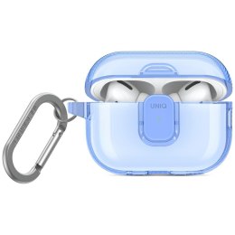 Etui UNIQ Glase Pro do AirPods Pro 2 Lock Case niebieski