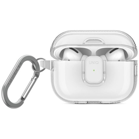 Etui UNIQ Glase Pro do AirPods Pro 2 Lock Case przezroczysty