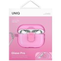 Etui UNIQ Glase Pro do AirPods Pro 2 Lock Case różowy
