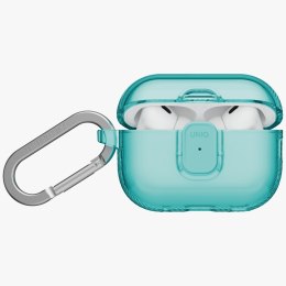 Etui UNIQ Glase Pro do AirPods Pro 3 Lock Case turkusowy