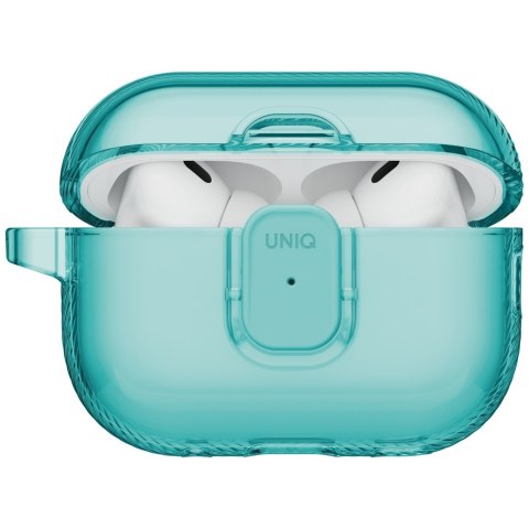 Etui UNIQ Glase Pro do AirPods Pro 3 Lock Case turkusowy