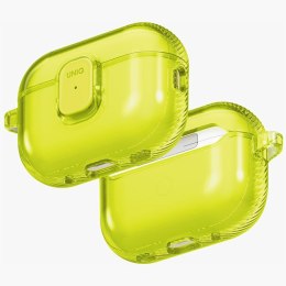 Etui UNIQ Glase Pro do AirPods Pro 3 Lock Case żółty