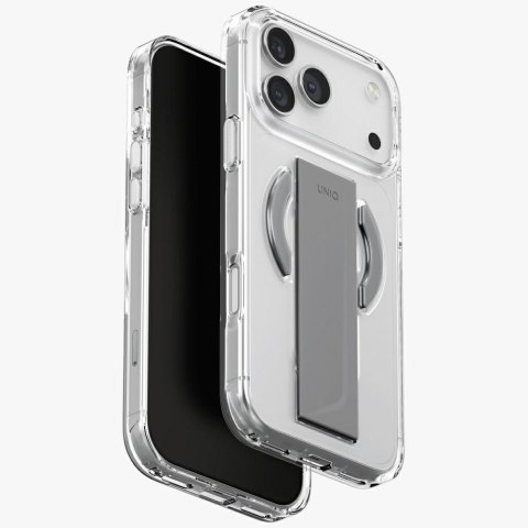 Etui UNIQ Heldro Air do iPhone 17 Pro Max Magclick Charging przezroczysty