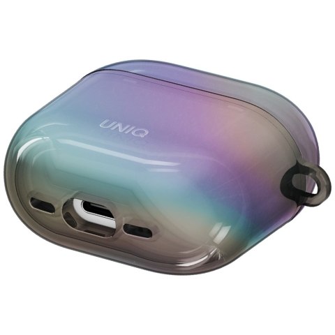 Etui UNIQ Iridescia do AirPods 4 Hang Case midnight quartz