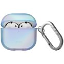 Etui UNIQ Iridescia do AirPods 4 Hang Case niebieski