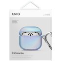 Etui UNIQ Iridescia do AirPods 4 Hang Case niebieski