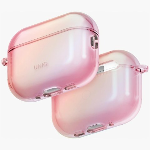 Etui UNIQ Iridescia do AirPods Pro 3 Hang Case pink prism