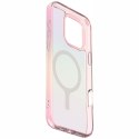 Etui UNIQ Iridescia do iPhone 16 Pro Max Magclick Charging pink prism