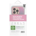 Etui UNIQ Iridescia do iPhone 16 Pro Magclick Charging pink prism