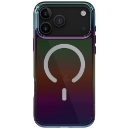 Etui UNIQ Iridescia do iPhone 17 Pro Max Magclick Charging midnight quartz