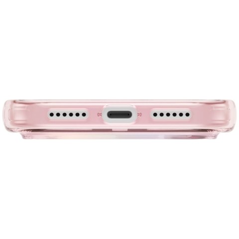 Etui UNIQ Iridescia do iPhone 17 Pro Max Magclick Charging pink prism