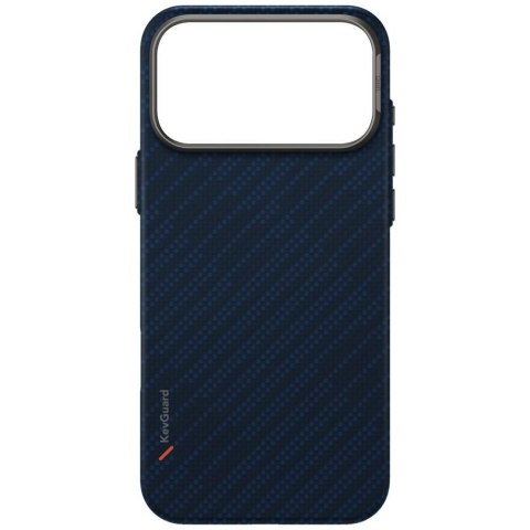 Etui UNIQ Keva EDGE do iPhone 17 Pro Max Magclick Charging niebieski