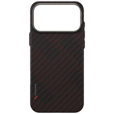 Etui UNIQ Keva EDGE do iPhone 17 Pro Max Magclick Charging pomarańczowy