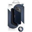 Etui UNIQ Keva EDGE do iPhone 17 Pro Magclick Charging niebieski