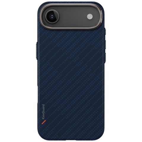 Etui UNIQ Keva EDGE do iPhone Air Magclick Charging niebieski