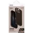 Etui UNIQ Keva Max do iPhone 16 Pro Max Magclick Charging Camera Stand brązowy