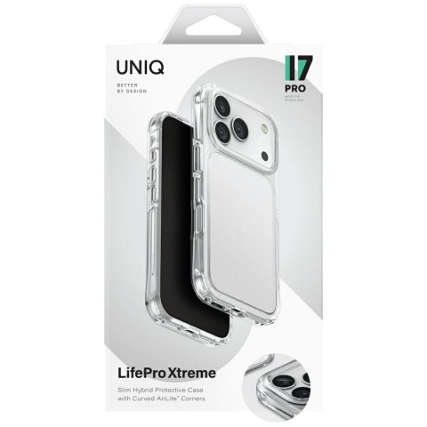 Etui UNIQ Lifepro Xtreme do iPhone 17 Pro przezroczysty